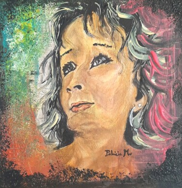 Картина под названием "Couleurs" - Patricia M. Le Démon Du Crayon, Подлинное произведение искусства, Акрил Установлен на кар…