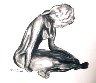 Pintura intitulada "sculpture-2.jpg" por Patricia M. Le Démon Du Crayon, Obras de arte originais