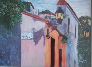 Painting titled "Desde la Colonia" by Patricia Maiolino, Original Artwork, Acrylic