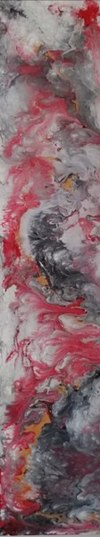 Pittura intitolato "ROUGE" da Patricia Mollard Silvestre, Opera d'arte originale, Acrilico Montato su Telaio per barella in…