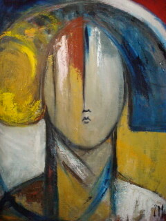 Painting titled "Hommage a Velasquez" by Patricia Mulko, Original Artwork, Oil