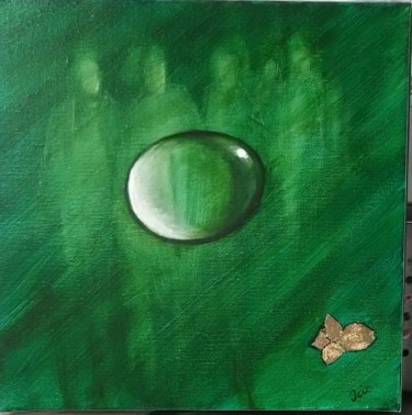 Painting titled "Bulle" by Patricia Nigaut (Icia), Original Artwork, Acrylic