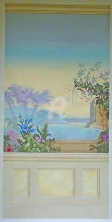 Painting titled "PANORAMIQUE" by Patricia Prevot, Original Artwork, Acrylic