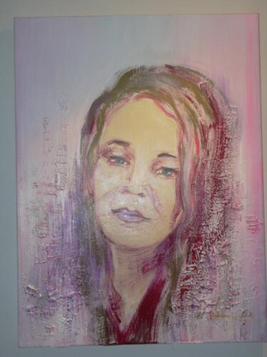 Painting titled "Hilda" by Patricia Queritet, Original Artwork