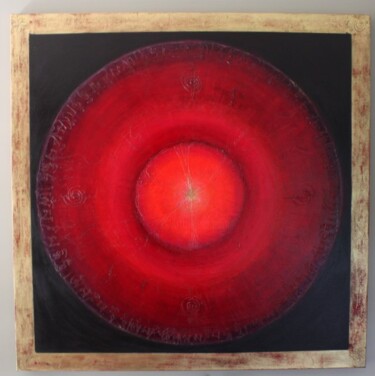 Painting titled "Surya" by Patricia Queritet, Original Artwork