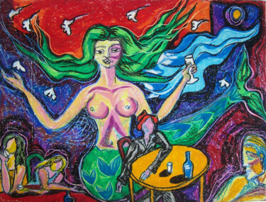 Malerei mit dem Titel "BARES 106" von Patricia Silva Ibáñez, Original-Kunstwerk, Acryl