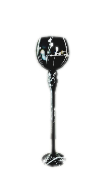 Elégance en noir et blanc Design intitulée "Elégance en noir et…" par Valou, Œuvre d'art originale, Accessoires