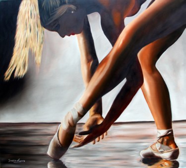 Pintura titulada "Danzando arpegios" por Patricia Vicente, Obra de arte original, Otro