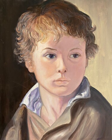 Painting titled "David" by Patricia Viglieri, Original Artwork, Oil