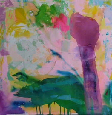 Картина под названием ""Spring Vibes"" - Patricia Von Andersen, Подлинное произведение искусства, Акрил