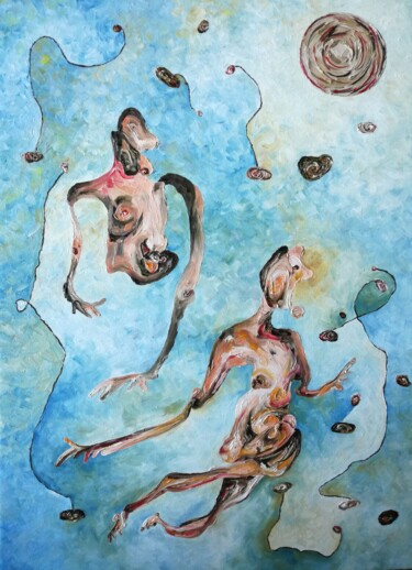 Pintura titulada "Sueños." por Patricia, Obra de arte original, Oleo