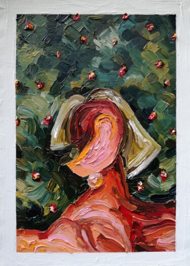 Malerei mit dem Titel "Carne fresca." von Patricia, Original-Kunstwerk, Öl