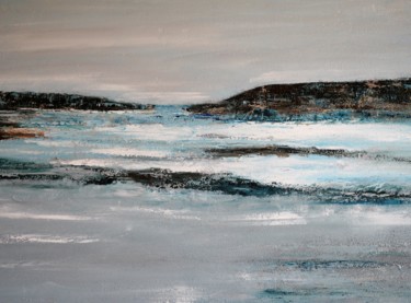 Painting titled "Ecosse" by Patricia Concordet (Patriciachevalblanc), Original Artwork, Acrylic