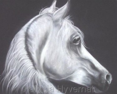 Dibujo titulada "pharaon  -pastel or…" por Patricia Hyvernat, Obra de arte original, Pastel