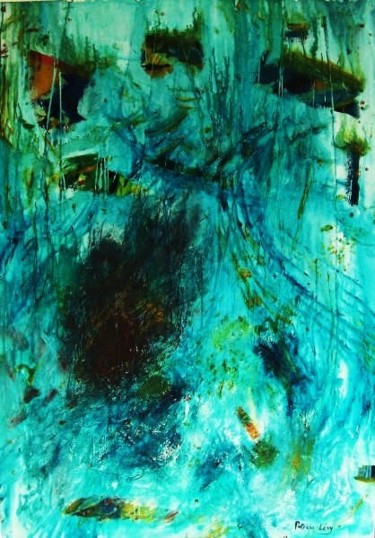 Peinture intitulée "Murmure d'eau" par Patricia Lévy, Œuvre d'art originale