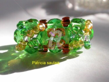 Photography titled "bague verte" by Patricia Saulais, Original Artwork, Digital Photography