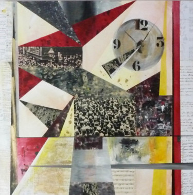 Peinture intitulée "Agora" par Patricia Savoini, Œuvre d'art originale, Acrylique