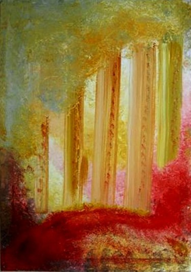 Painting titled "Orgues" by Patricia Savoini, Original Artwork