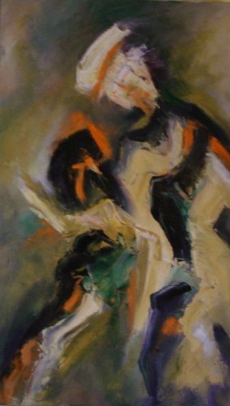 Peinture intitulée "Tango" par Patricia Spitz, Œuvre d'art originale