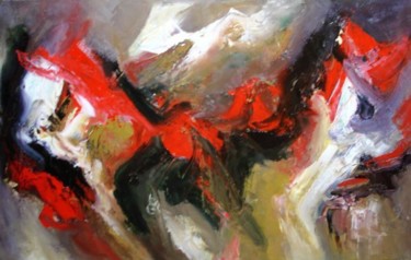 Painting titled "Touareg" by Patricia Spitz, Original Artwork