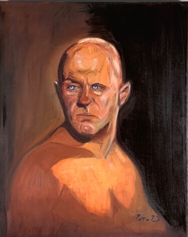 Schilderij getiteld "Fedor Last Emperor" door Patricio Zazzini, Origineel Kunstwerk, Olie