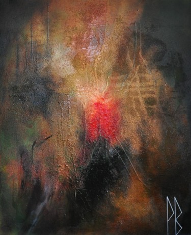 Peinture intitulée "matrice" par Bernon, Œuvre d'art originale, Acrylique
