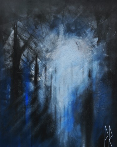Peinture intitulée "Apparition" par Bernon, Œuvre d'art originale, Acrylique