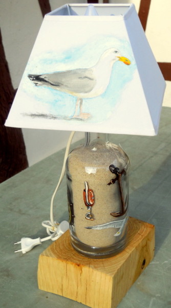 Ремесла под названием "Lampe de chevet" - Patrick Bigeon, Подлинное произведение искусства