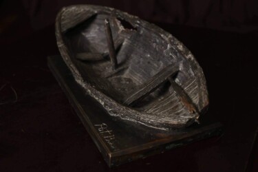 Sculpture intitulée "Barque" par Patrick Blais, Œuvre d'art originale, Bronze