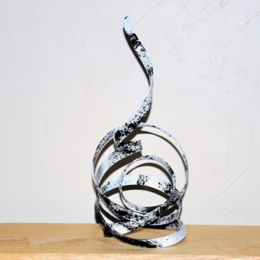 Sculpture titled "Fumerolle" by Patrick Blandin, Original Artwork, Metals