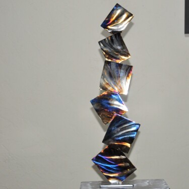 Sculpture intitulée "Eurythmie perpétuel" par Patrick Blandin, Œuvre d'art originale, Acier inoxydable