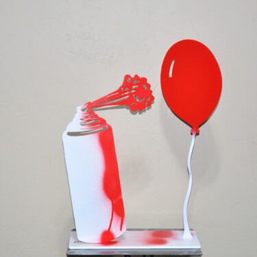 Sculpture intitulée "Érubescence" par Patrick Blandin, Œuvre d'art originale, Acier inoxydable