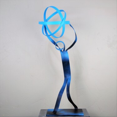 Sculpture intitulée "Blandino ou héraclè…" par Patrick Blandin, Œuvre d'art originale, Acier inoxydable