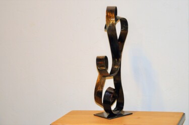 Sculpture titled "Evolution" by Patrick Blandin, Original Artwork, Metals