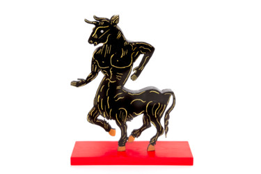 Sculpture intitulée "Centaure" par Patrick Boutillier De St André, Œuvre d'art originale, Bois