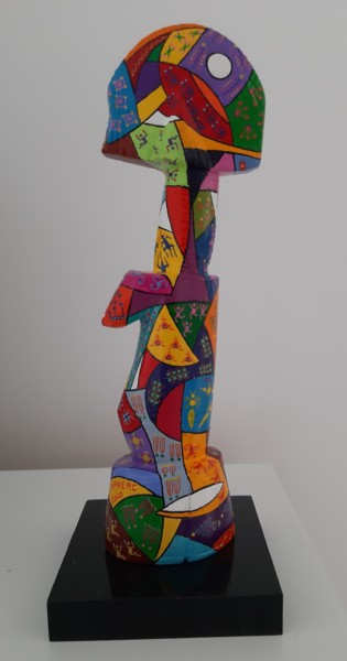 雕塑 标题为“L'univers défenestré” 由Patrick Chaneac, 原创艺术品, 丙烯