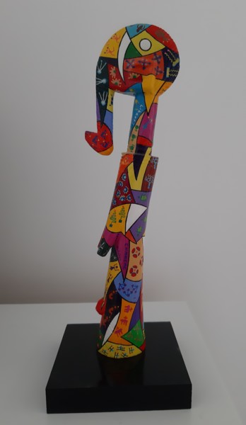 Sculpture intitulée "Regret d'aucune pos…" par Patrick Chaneac, Œuvre d'art originale, Acrylique