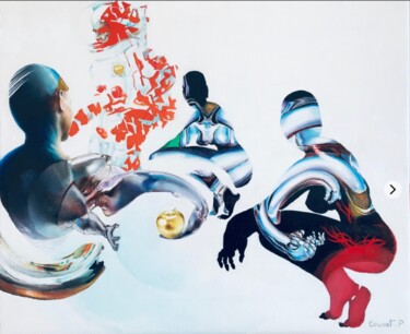 ""LE JUGEMENT-R DE P…" başlıklı Resim Patrick Couvet tarafından, Orijinal sanat, Petrol