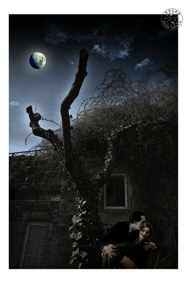 Digital Arts titled "Rendez-vous lune mo…" by Patrick Danion (spasp), Original Artwork, Photo Montage