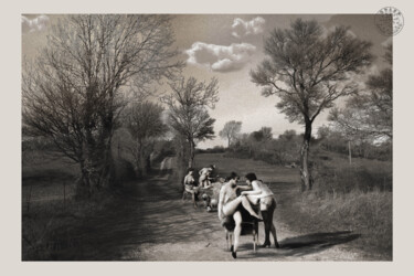 Digital Arts titled "Prenons le chemin..." by Patrick Danion (spasp), Original Artwork, Photo Montage