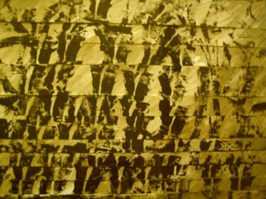 Peinture intitulée "arbres dans le vent" par Patrick Desombre, Œuvre d'art originale, Encre