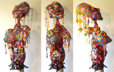 Sculpture intitulée "Mam" par Dx, Œuvre d'art originale, Plastique