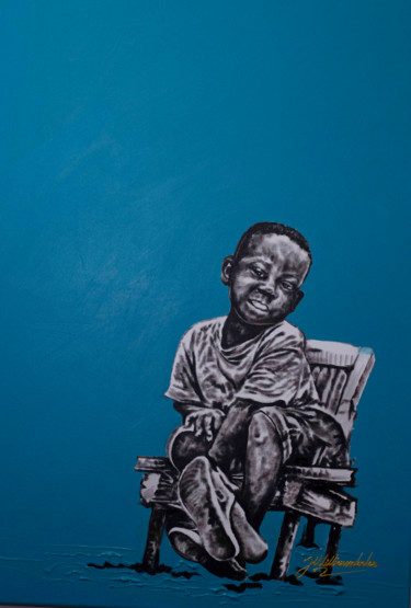 Renk Tablo, akrilik, figüratif, sanat eseri Patrick Dodoo tarafından