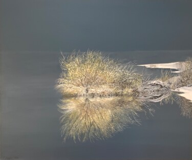 Картина под названием "Réflexion" - Patrick Egger, Подлинное произведение искусства, Акрил Установлен на Деревянная рама для…