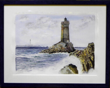 Painting titled "phare-de-la-vieille…" by Patrick Fautrat, Original Artwork
