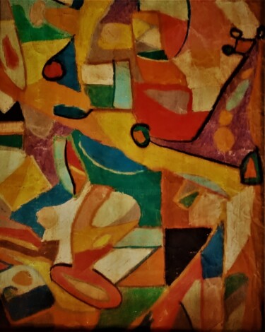 Painting titled "Kaleidoscope PF1" by Patrick Feuillet, Original Artwork, Pastel