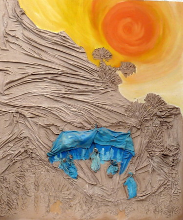 Peinture intitulée "SAHARA" par Patrick Franc, Œuvre d'art originale