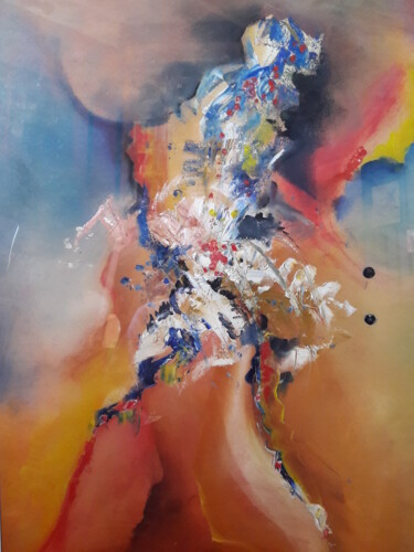 Peinture intitulée "Amoroso" par Patrick Genet, Œuvre d'art originale, Huile