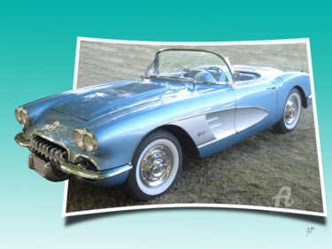 Photography titled "Chevrolet Corvette…" by Patrick Ghomri, Original Artwork