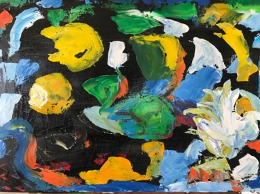 Pittura intitolato "Palette" da Patrick Gianina, Opera d'arte originale, Acrilico